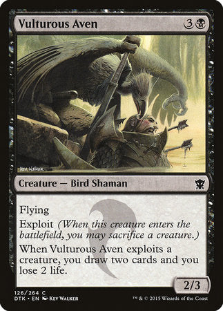 Vulturous Aven [Dragons of Tarkir] | Mega City Incorporated