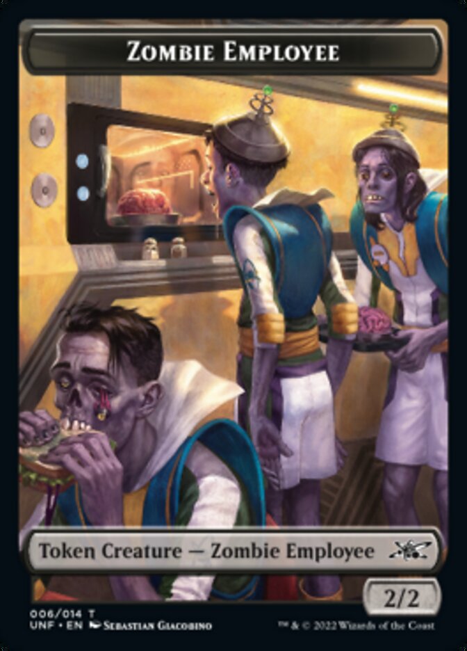 Zombie Employee Token [Unfinity Tokens] | Mega City Incorporated