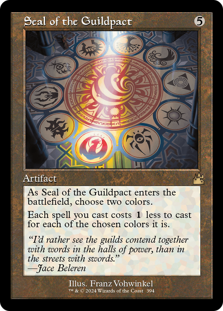 Seal of the Guildpact (Retro Frame) [Ravnica Remastered] | Mega City Incorporated