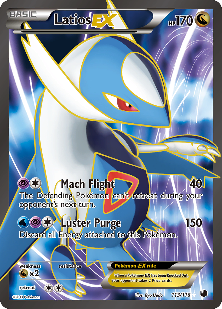 Latios EX (113/116) [Black & White: Plasma Freeze] | Mega City Incorporated