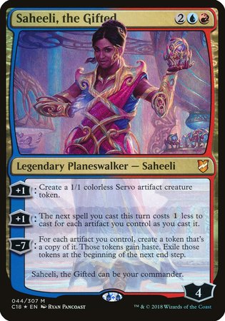 Saheeli, the Gifted (Commander 2018) [Commander 2018 Oversized] | Mega City Incorporated