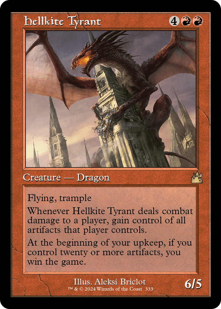 Hellkite Tyrant (Retro Frame) [Ravnica Remastered] | Mega City Incorporated