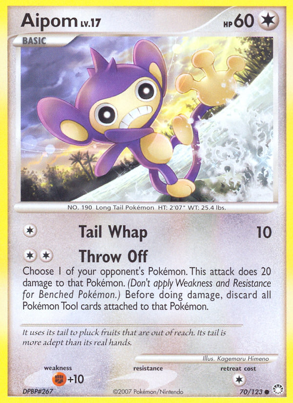 Aipom (70/123) [Diamond & Pearl: Mysterious Treasures] | Mega City Incorporated