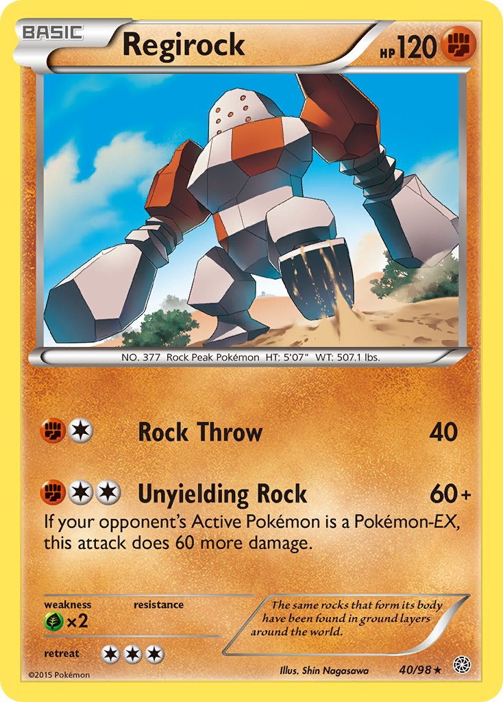 Regirock (40/98) (Theme Deck Exclusive) [XY: Ancient Origins] | Mega City Incorporated