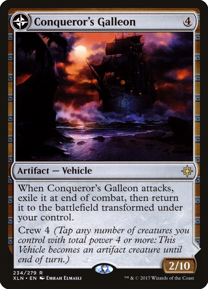 Conqueror's Galleon // Conqueror's Foothold [Ixalan] | Mega City Incorporated