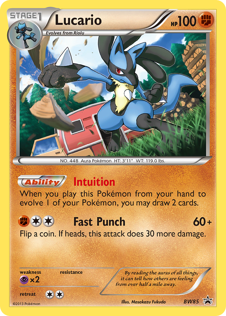 Lucario (BW85) [Black & White: Black Star Promos] | Mega City Incorporated