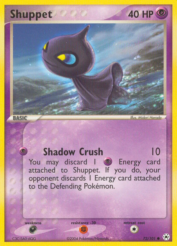 Shuppet (72/101) [EX: Hidden Legends] | Mega City Incorporated