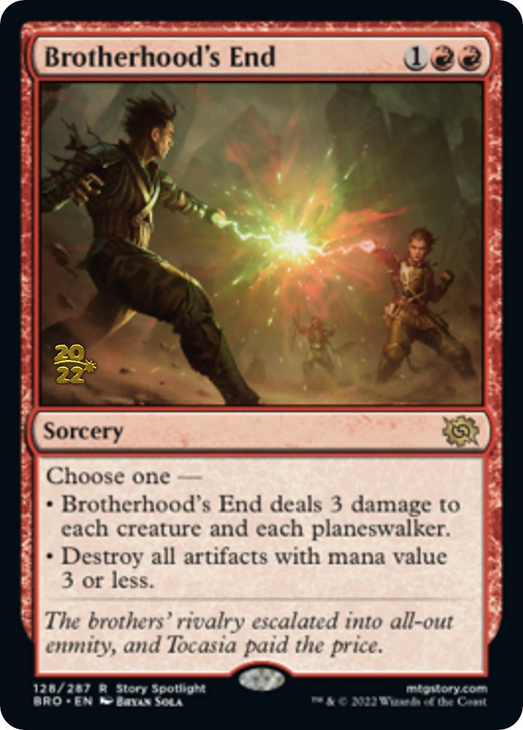 Brotherhood's End [The Brothers' War: Prerelease Promos] | Mega City Incorporated