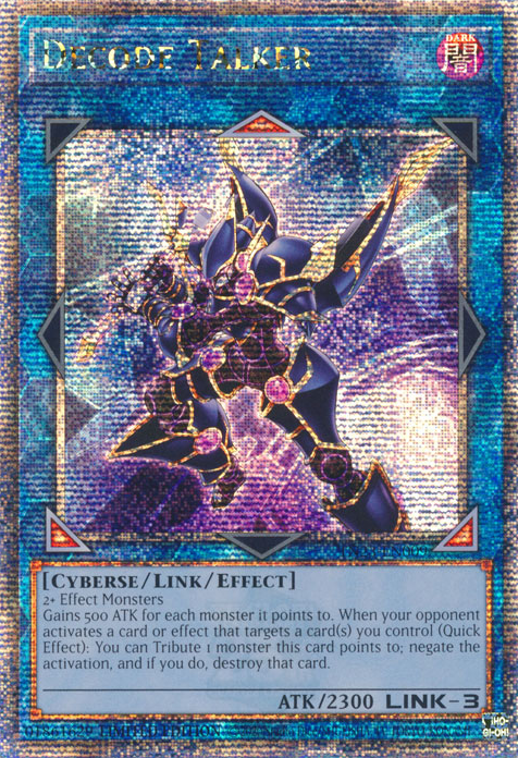 Decode Talker [TN23-EN009] Quarter Century Secret Rare | Mega City Incorporated