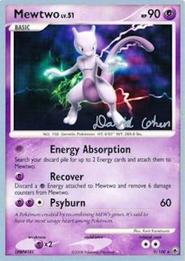 Mewtwo LV.51 (9/100) (Stallgon - David Cohen) [World Championships 2009] | Mega City Incorporated