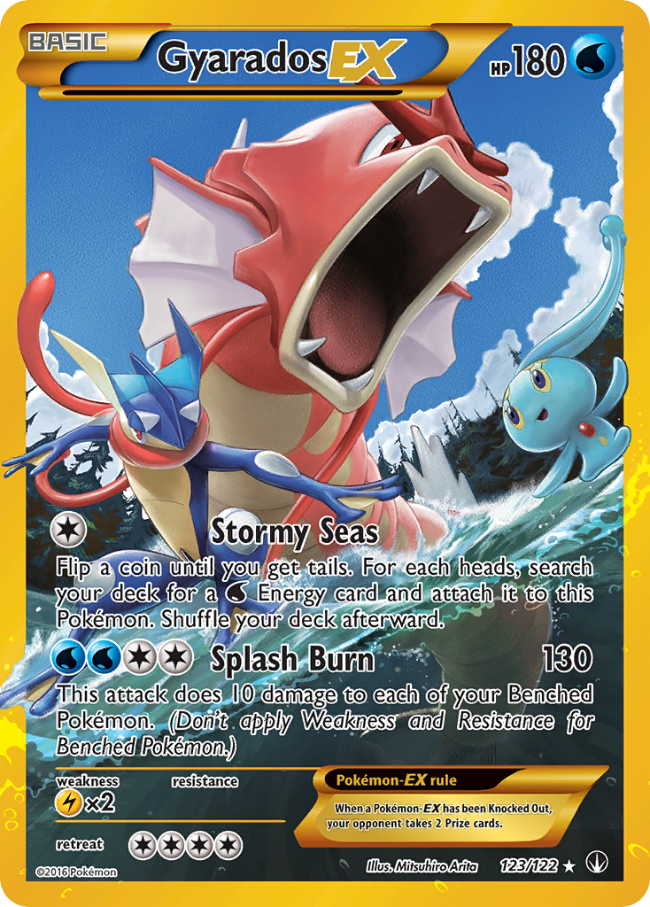 Gyarados EX (123/122) [XY: BREAKpoint] | Mega City Incorporated