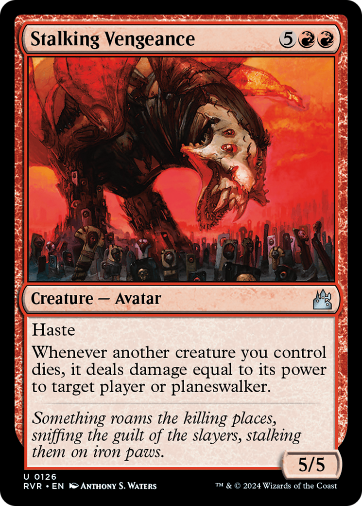 Stalking Vengeance [Ravnica Remastered] | Mega City Incorporated