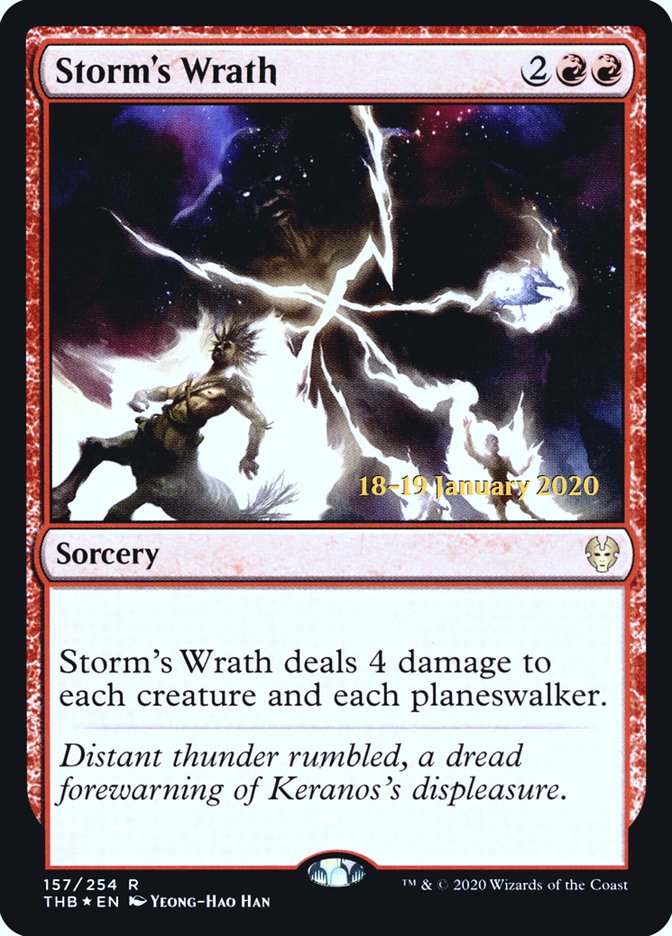 Storm's Wrath [Theros Beyond Death Prerelease Promos] | Mega City Incorporated