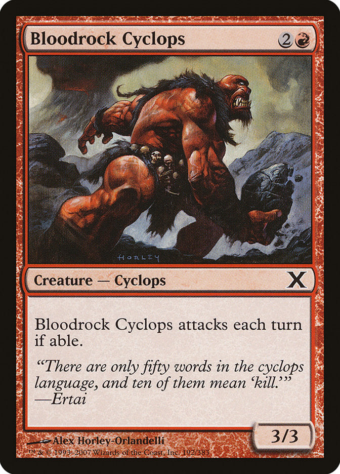 Bloodrock Cyclops [Tenth Edition] | Mega City Incorporated