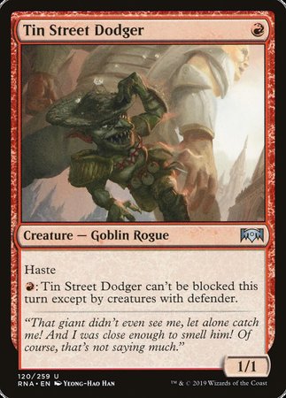 Tin Street Dodger [Ravnica Allegiance] | Mega City Incorporated