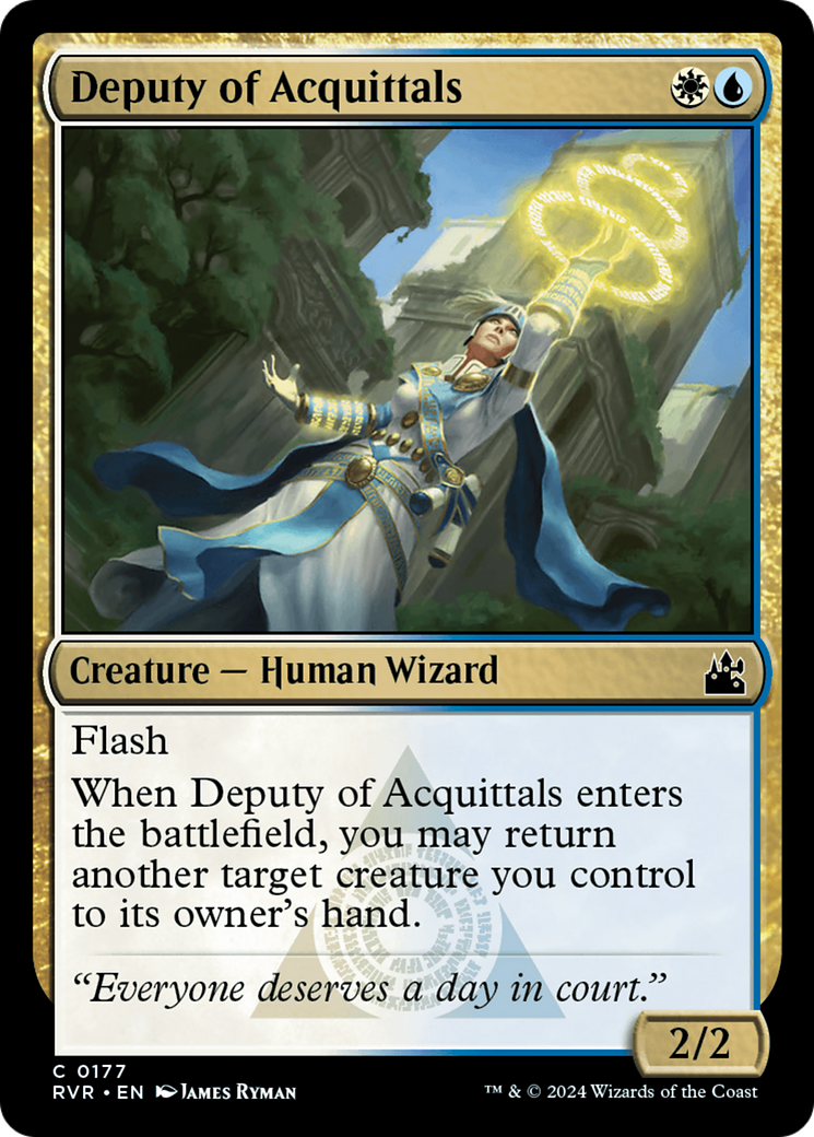 Deputy of Acquittals [Ravnica Remastered] | Mega City Incorporated