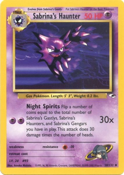 Sabrina's Haunter (58/132) [Gym Heroes Unlimited] | Mega City Incorporated
