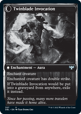 Twinblade Geist // Twinblade Invocation [Innistrad: Double Feature] | Mega City Incorporated