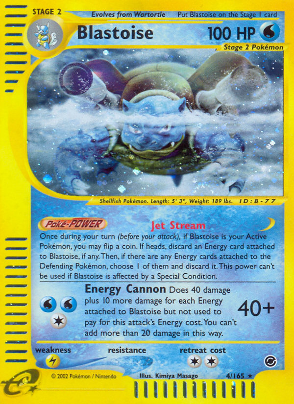 Blastoise (4/165) [Expedition: Base Set] | Mega City Incorporated