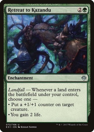 Retreat to Kazandu [Archenemy: Nicol Bolas] | Mega City Incorporated