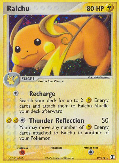 Raichu (12/112) [EX: FireRed & LeafGreen] | Mega City Incorporated