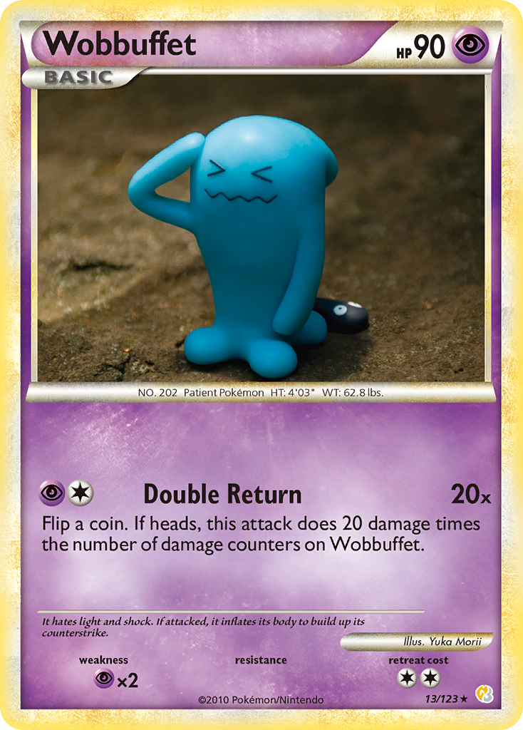 Wobbuffet (13/123) [HeartGold & SoulSilver: Base Set] | Mega City Incorporated