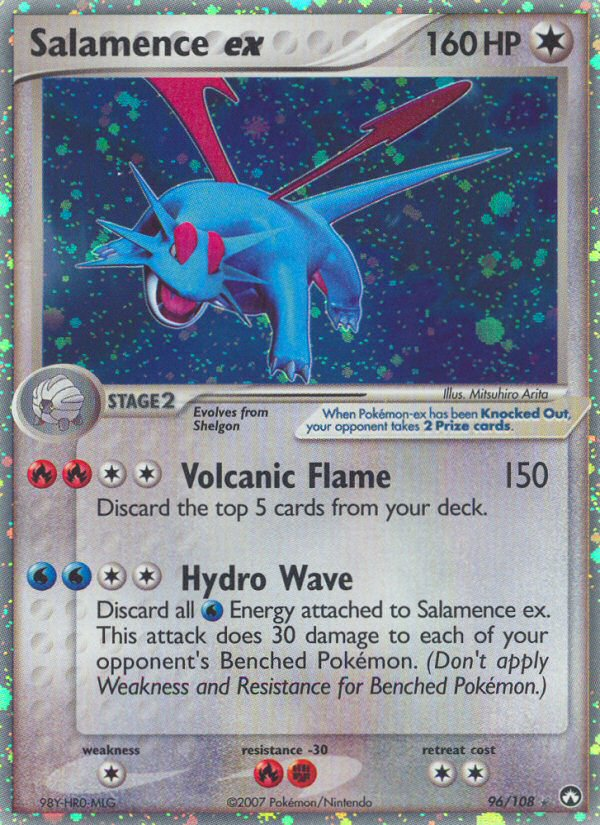 Salamence ex (96/108) [EX: Power Keepers] | Mega City Incorporated