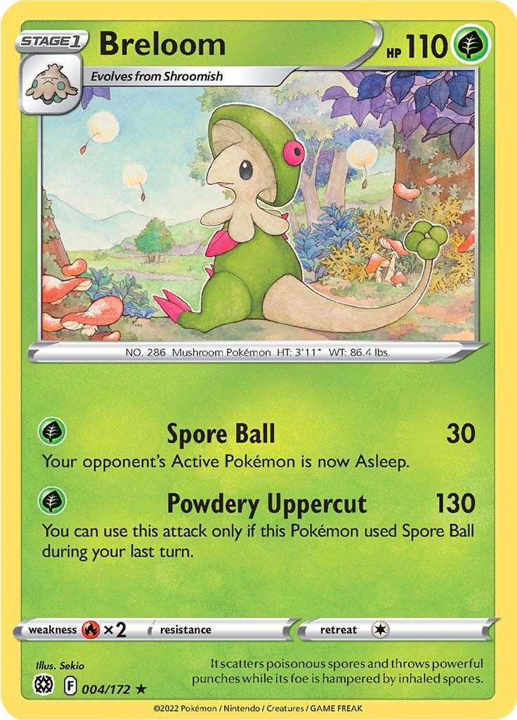 Breloom (004/172) [Sword & Shield: Brilliant Stars] | Mega City Incorporated