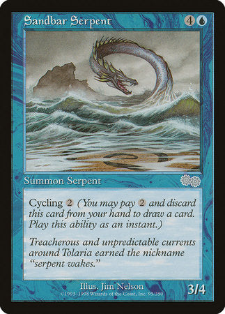 Sandbar Serpent [Urza's Saga] | Mega City Incorporated