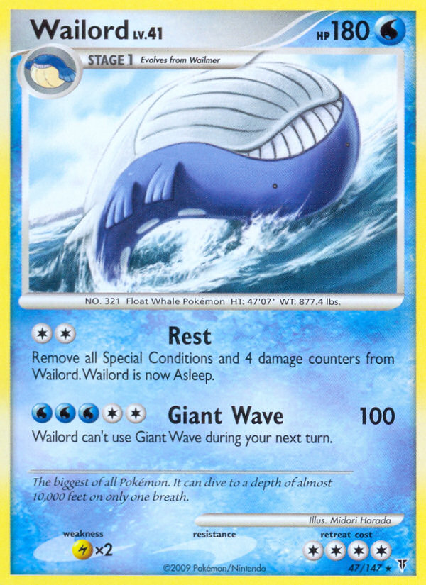 Wailord (47/147) [Platinum: Supreme Victors] | Mega City Incorporated