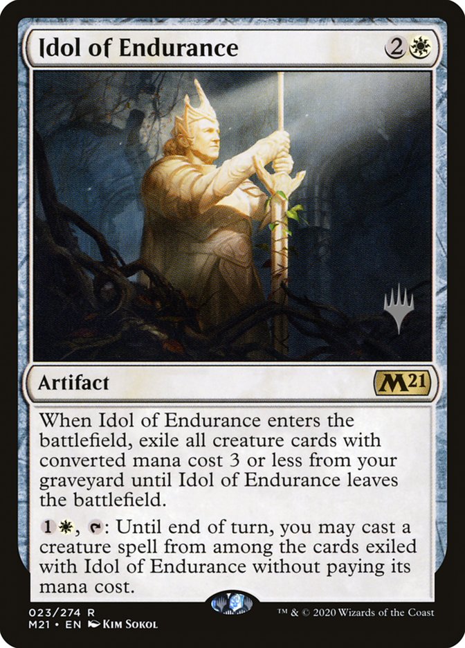 Idol of Endurance (Promo Pack) [Core Set 2021 Promos] | Mega City Incorporated