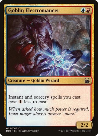 Goblin Electromancer [Duel Decks: Mind vs. Might] | Mega City Incorporated