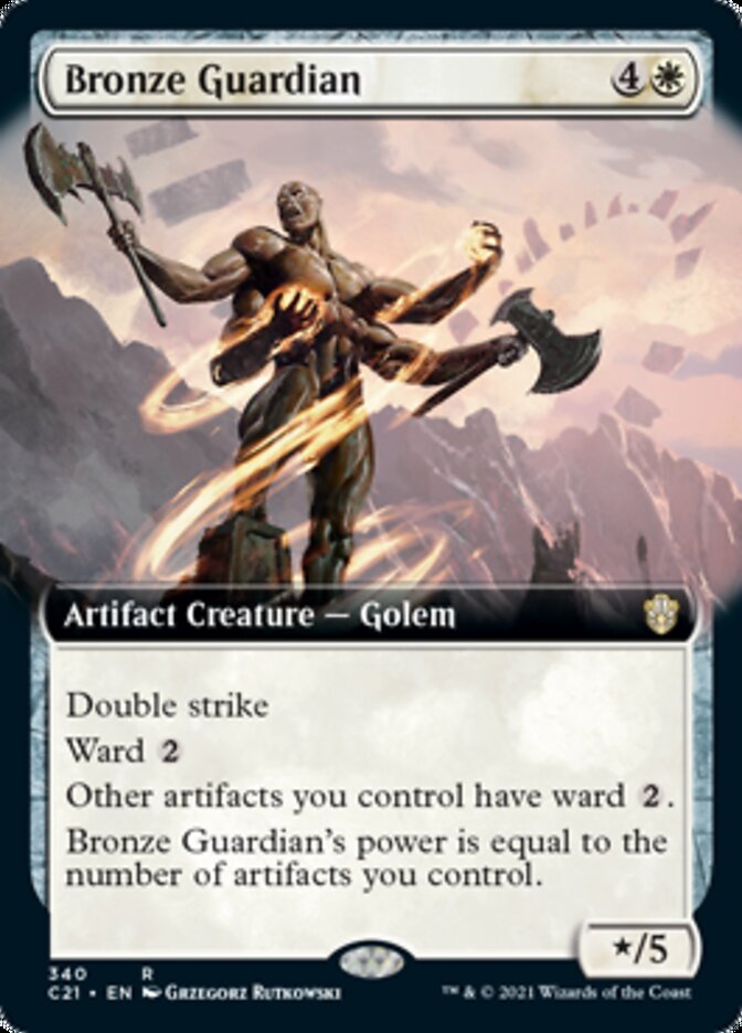 Bronze Guardian (Extended) [Commander 2021] | Mega City Incorporated