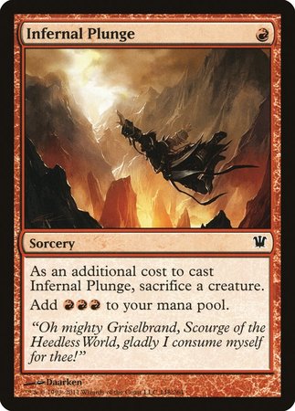 Infernal Plunge [Innistrad] | Mega City Incorporated