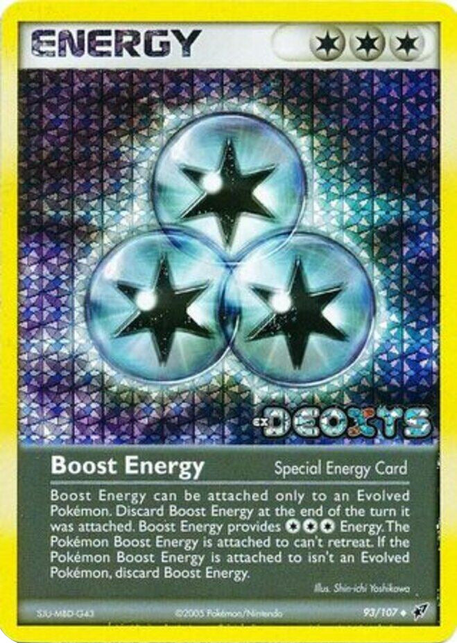 Boost Energy (93/107) (Stamped) [EX: Deoxys] | Mega City Incorporated