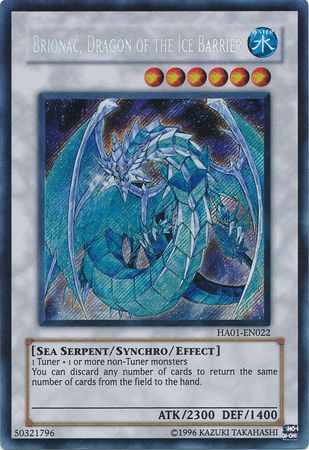 Brionac, Dragon of the Ice Barrier [HA01-EN022] Secret Rare | Mega City Incorporated