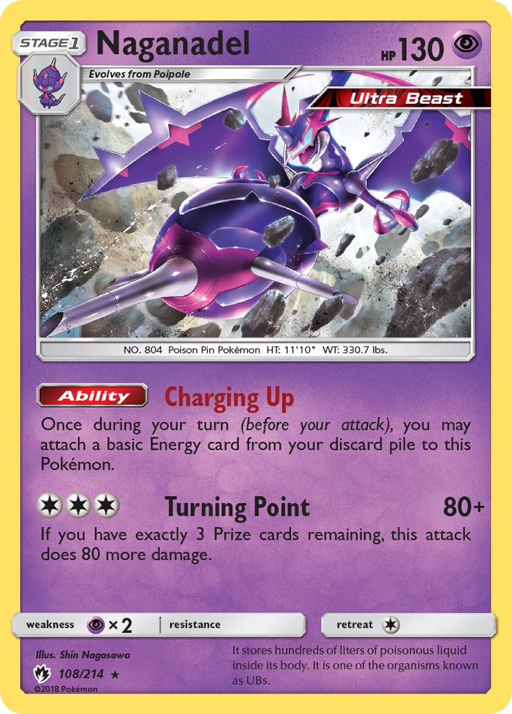 Naganadel(108/214) (Theme Deck Exclusive) [Sun & Moon: Lost Thunder] | Mega City Incorporated