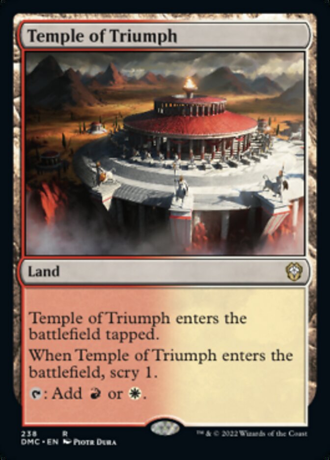 Temple of Triumph [Dominaria United Commander] | Mega City Incorporated