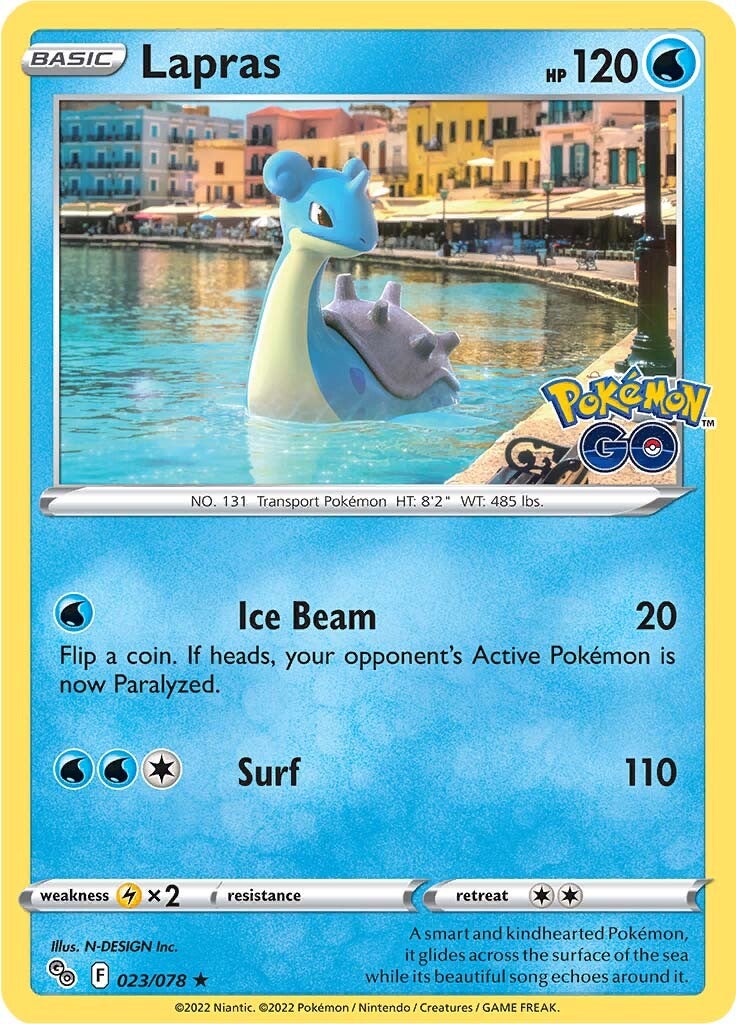 Lapras (023/078) [Pokémon GO] | Mega City Incorporated