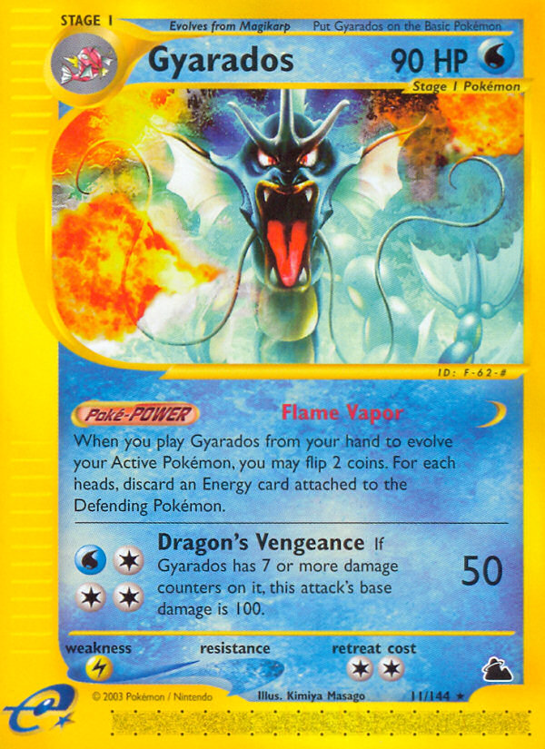 Gyarados (11/144) [Skyridge] | Mega City Incorporated