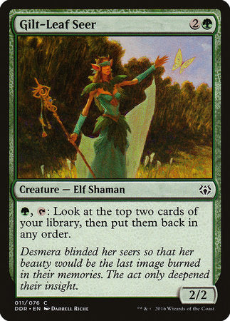 Gilt-Leaf Seer [Duel Decks: Nissa vs. Ob Nixilis] | Mega City Incorporated