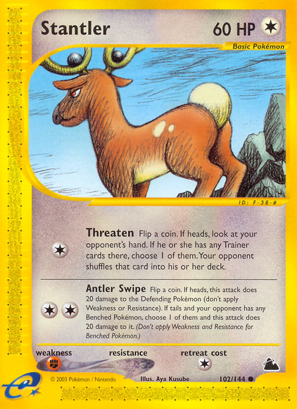 Stantler (102/144) [Skyridge] | Mega City Incorporated