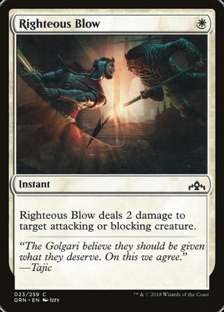 Righteous Blow [Guilds of Ravnica] | Mega City Incorporated