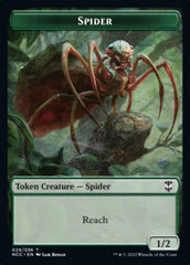 Treefolk // Spider Double-sided Token [Streets of New Capenna Commander Tokens] | Mega City Incorporated