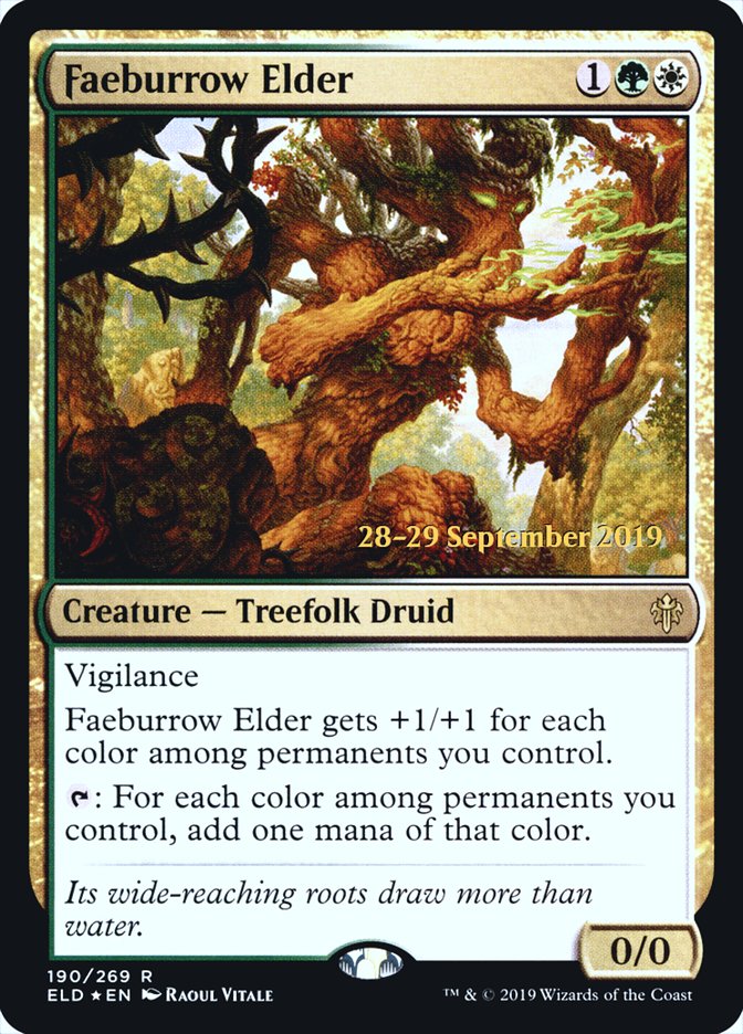 Faeburrow Elder  [Throne of Eldraine Prerelease Promos] | Mega City Incorporated