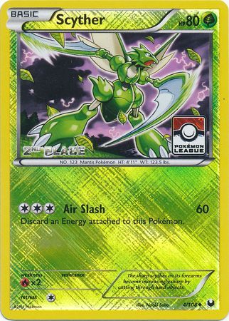 Scyther (4/108) (League Promo 2nd Place) [Black & White: Dark Explorers] | Mega City Incorporated