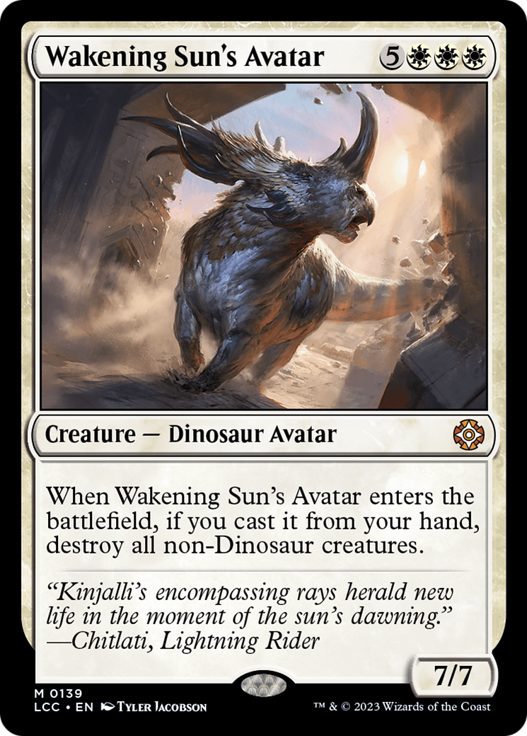 Wakening Sun's Avatar [The Lost Caverns of Ixalan Commander] | Mega City Incorporated