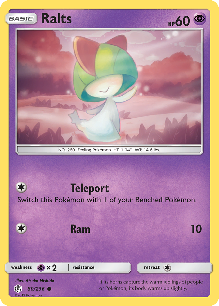 Ralts (80/236) [Sun & Moon: Cosmic Eclipse] | Mega City Incorporated