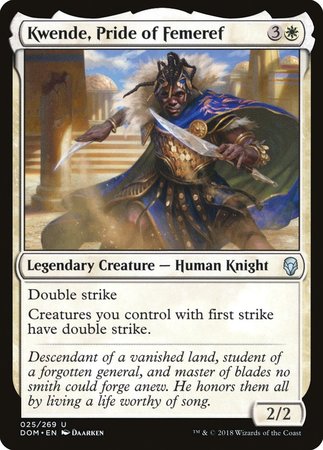 Kwende, Pride of Femeref [Dominaria] | Mega City Incorporated