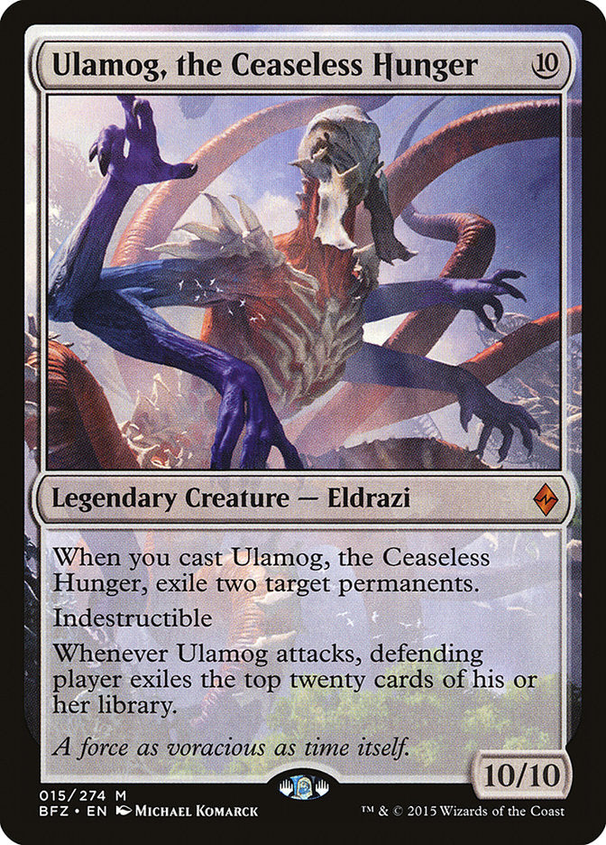 Ulamog, the Ceaseless Hunger [Battle for Zendikar] | Mega City Incorporated